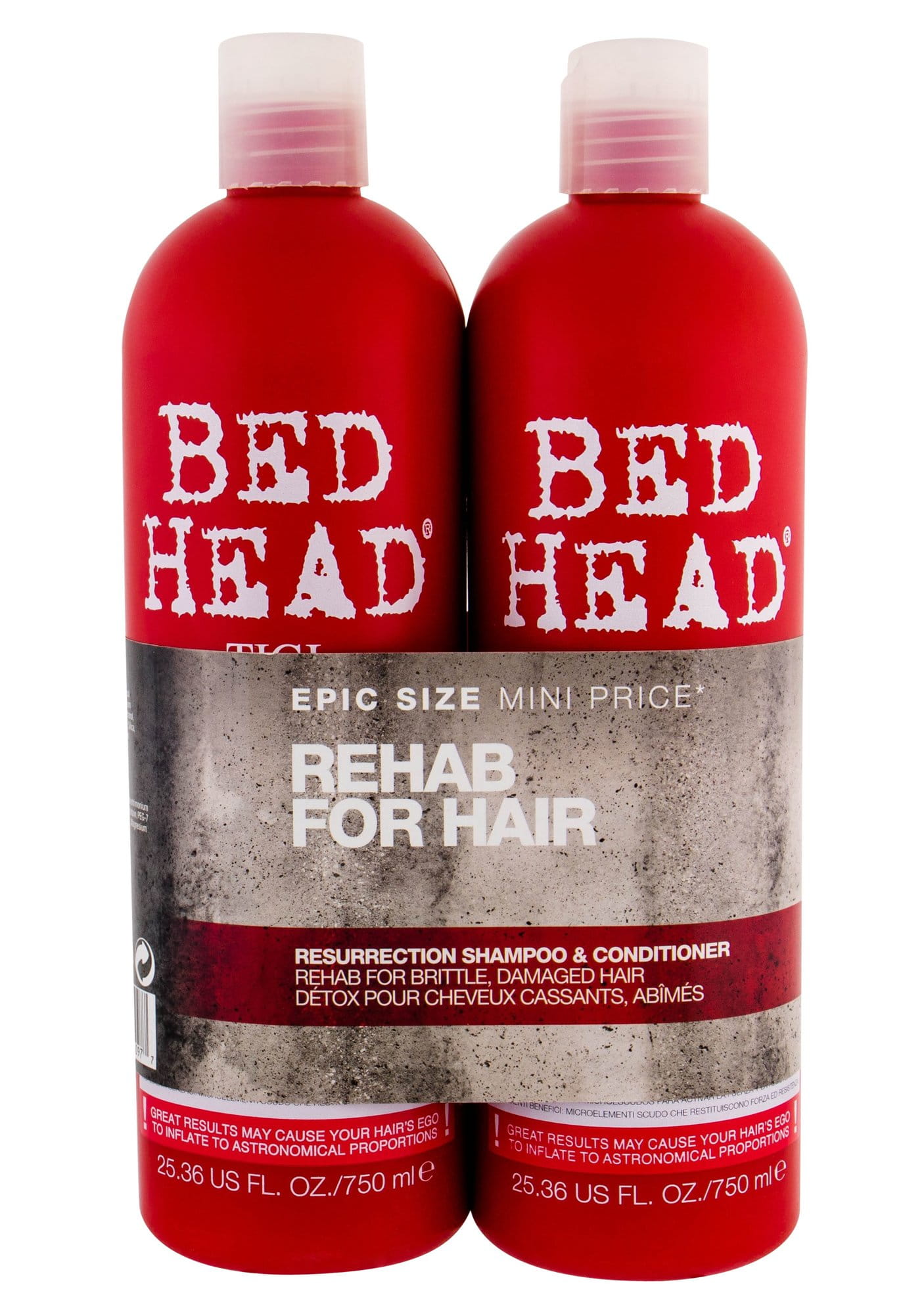 Tigi Bed Head Resurrection Duo Kit W Szampon do włosów 750ml-191028